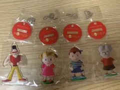 MOTHER アクスタキーチェーン ニンテン　アナ　ロイド　テディ　4個セット