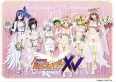 戦姫絶唱シンフォギアXV B1タペストリー 集合Ver. ウエディング水着