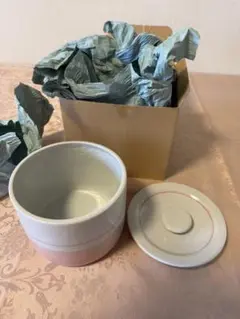 ★森修焼★ホワイト陶器 漬け物容器 3点セット naturel-house_2974