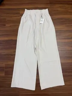GRL グレイル　ライトベイジュ ワイドパンツ Mサイズ　M