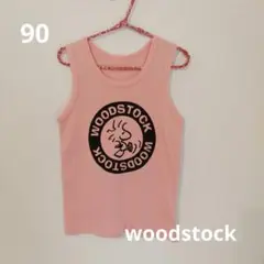 WOOD STOCK ウッドストック ノースリーブタンクトップ 90 スヌーピー