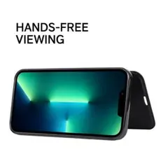 iPhone14pro ケース 手帳型 レザー カード収納 スタンド付き ユニセ
