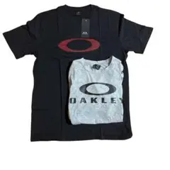 OAKLEY ブラック 、ネイビーロゴ Tシャツ 00s