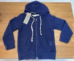 【お値下げ】【新品・未使用】子供服　パーカー　フード付き　ネイビー　110cm