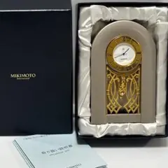 MIKIMOTO ミキモト　クオーツクロック　置時計　不動品