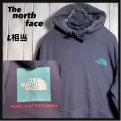 【古着】The north face パーカー デカロゴ L相当 USA規格