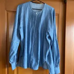 ＊porta rossa デニム風ブラウス＊