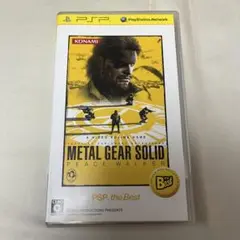 METAL GEAR SOLID PEACE WALKER PSPゲームソフト