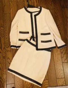 年末限定値下げ シャンネルツイートスーツ フランスサイズ38 美品 当日発送