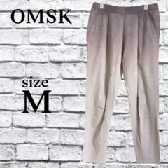 A285 オムスク 【M】 パンツ ズボン 褪色カラー ポケット タック