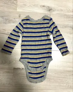 Baby Gap 長袖ロンパース グレー/青/黄色　ベビーキッズ　80