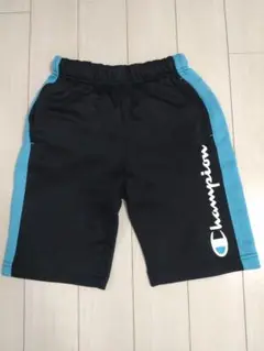 Champion ハーフパンツ 黒/青