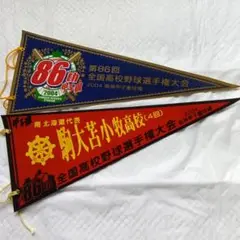 駒大苫小牧高校 第86・87回全国高校野球選手権大会記念品