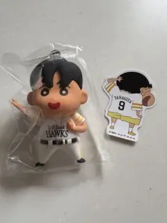 ホークス クレヨンしんちゃん シークレットラバーマスコットキーチェーン柳田選手
