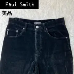 美品✨ ポールスミスコレクション パンツ 高級ライン ベロア 29 M ブラック
