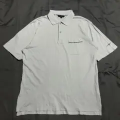BURBERRY GOLF バーバリー ゴルフシャツ LL ライトブルー 半袖