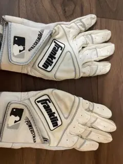 Franklin バッティング用手袋 ホワイト