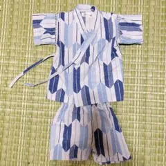 【値下げ】甚平 90cm くろわっさんすべべ