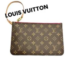 LOUIS VUITTON ヴィトン ポーチ ピンク モノグラム ネヴァーフル