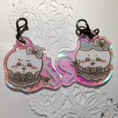 ちいかわ まじかるちいかわ 悪いバージョンなオーロラアクリルチャーム ハチワレ