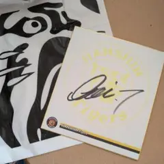 HANSIN Tigers 糸井選手　直筆サイン色紙