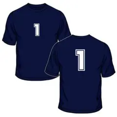 ドライＴシャツ(ネイビー)　番号「１」140cm & 150cm サイズ
