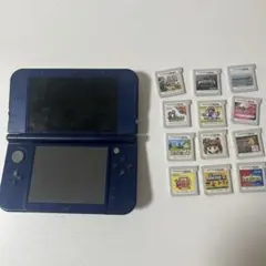 newニンテンドー3DS LL ネイビー ゲームカード付き