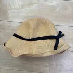 abu 麦わら帽子 ベージュ 57.5cm