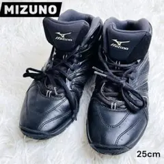 MIZUNO ミズノ ウェーブダイバースLG3 黒 ブラック スニーカー 25