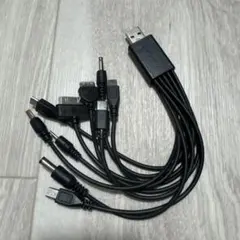 【新品未使用】USBマルチ充電ケーブル 10ポート
