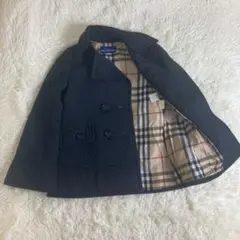 美品✨ バーバリーブルーレーベル ポンチョ アウター 裏地ノバチェック 黒