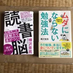 樺沢紫苑 読書脳 & ムダにならない勉強法 2冊セット