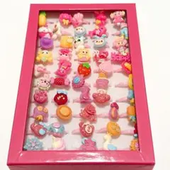 子供用 カラフルリングセット 36個 指輪 リング ご褒美 プレゼント