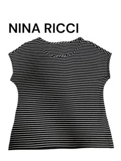 40美品　NINARICCI ニナリッチ スタイリッシュ　ボーダー　Tシャツ