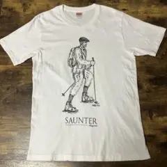 SAUNTER Mgazine プリント Tシャツ メンズＬサイズ