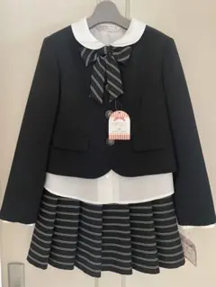 新品　ストライプスカート付きスーツ 140cm 135-145cm