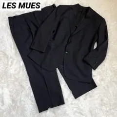 美品　LES MUES ビジネススーツ　背抜き　4L相当 大きいサイズ　ネイビー