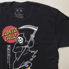 Lサイズ　Riot Society × Santa Cruz 死神 スケボー
