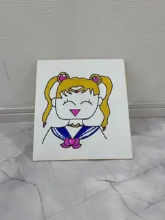 アニメキャラクター 手描き絵画 カラフル セーラームーン