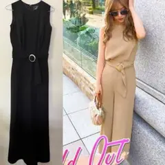 完売♡Radyワイドコンビネゾン♡レディ武藤静香オールインワン美品ブラック黒S