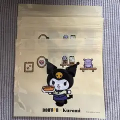 ドトール×クロミ　オリジナルグッズ　ジッパーバック　3枚