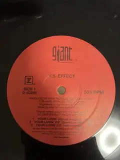 USオリジナル F.S. EFFECT / YOUR LUVIN' fs