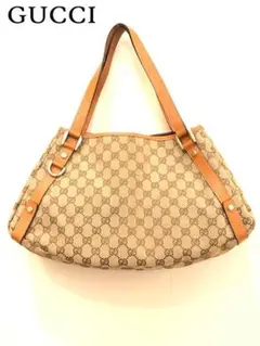 GUCCI グッチ アビー GGキャンバス ハンドバッグ