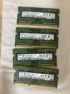 Samsung DDR3 メモリ 4GB×4枚セット