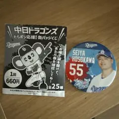 中日ドラゴンズ　どらポジ応援！缶バッチくじ