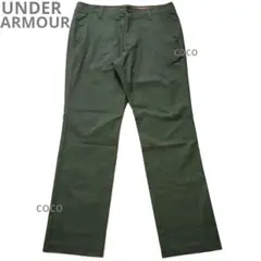 UNDER ARMOUR カーキ パンツ チノパン ルーズ 36/32