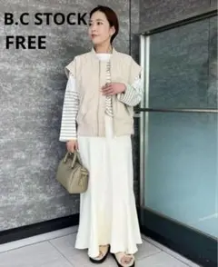 b.c stock 美品　2way コンパクトma-1ベスト