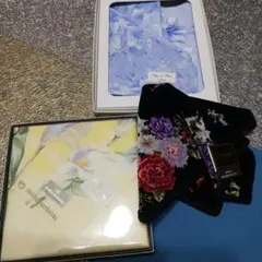 Sophie Hallette 花柄ハンカチセット