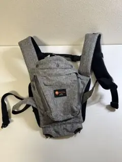美品　ナップナップ　トラン　ダブルショルダー部分　メランジグレー