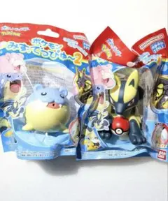 【即日発送】ポケモンみずでっぴゅー　タマザラシ　ルカリオ色違いセット　フィギュア
